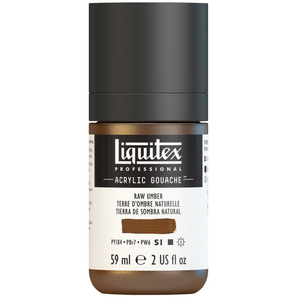 Liquitex Acrylic Gouache (matt) 59ml - 331 Raw Umber S1