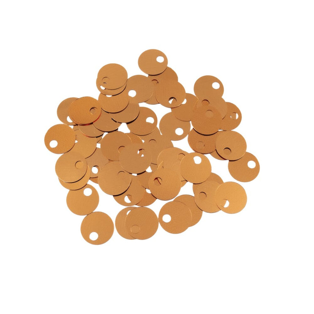 Paljett 15mm Kobber 8060