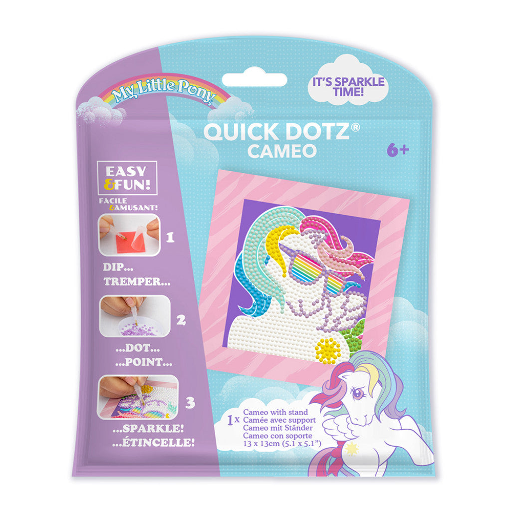Diamond Dotz Quick Dotz Cameos - My Little Ponny Retro 13x13cm