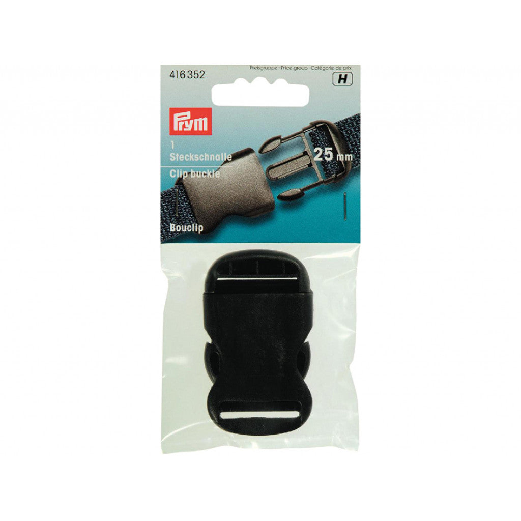 Prym Spenne 25mm - Sort Plast