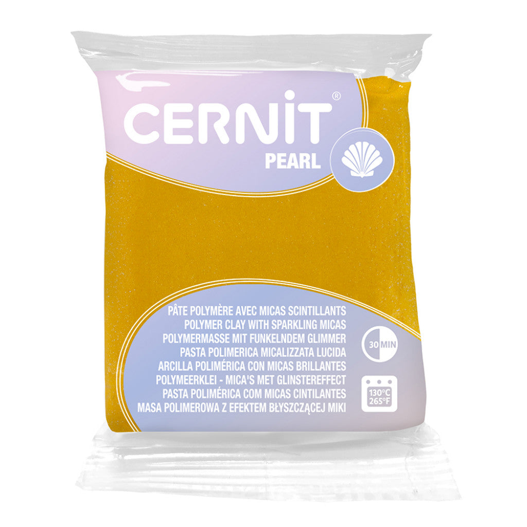 Cernit Polymerleire Pearl 56g - 700 Yellow
