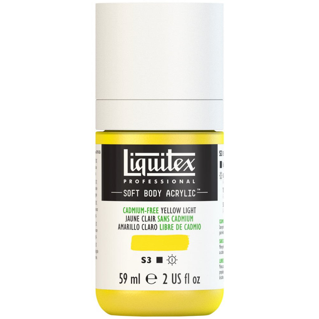 Liquitex Soft Body 59ml - 889 Cadmium-Free Yellow Light S3