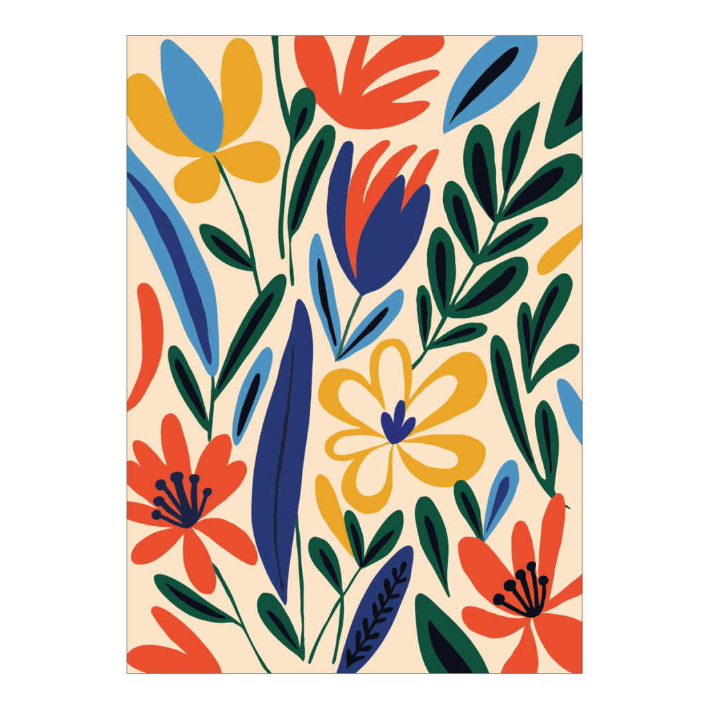 Paint By Number Blomster