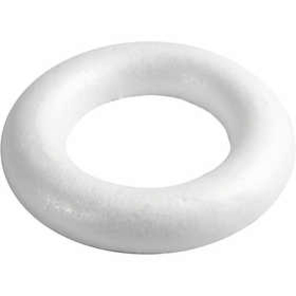 Isoporring med flat bakside - 25cm