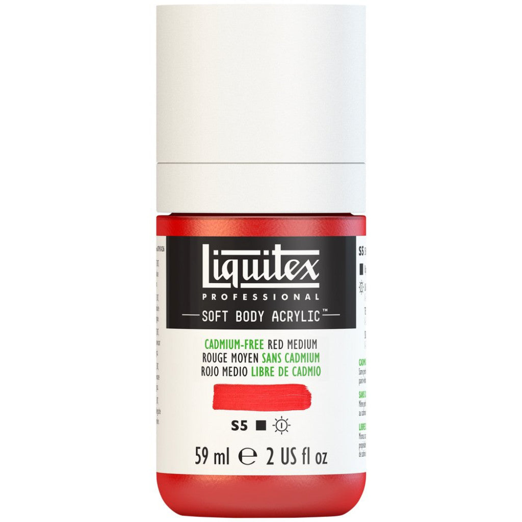 Liquitex Soft Body 59ml - 894 Cadmium-Free Red Medium S5