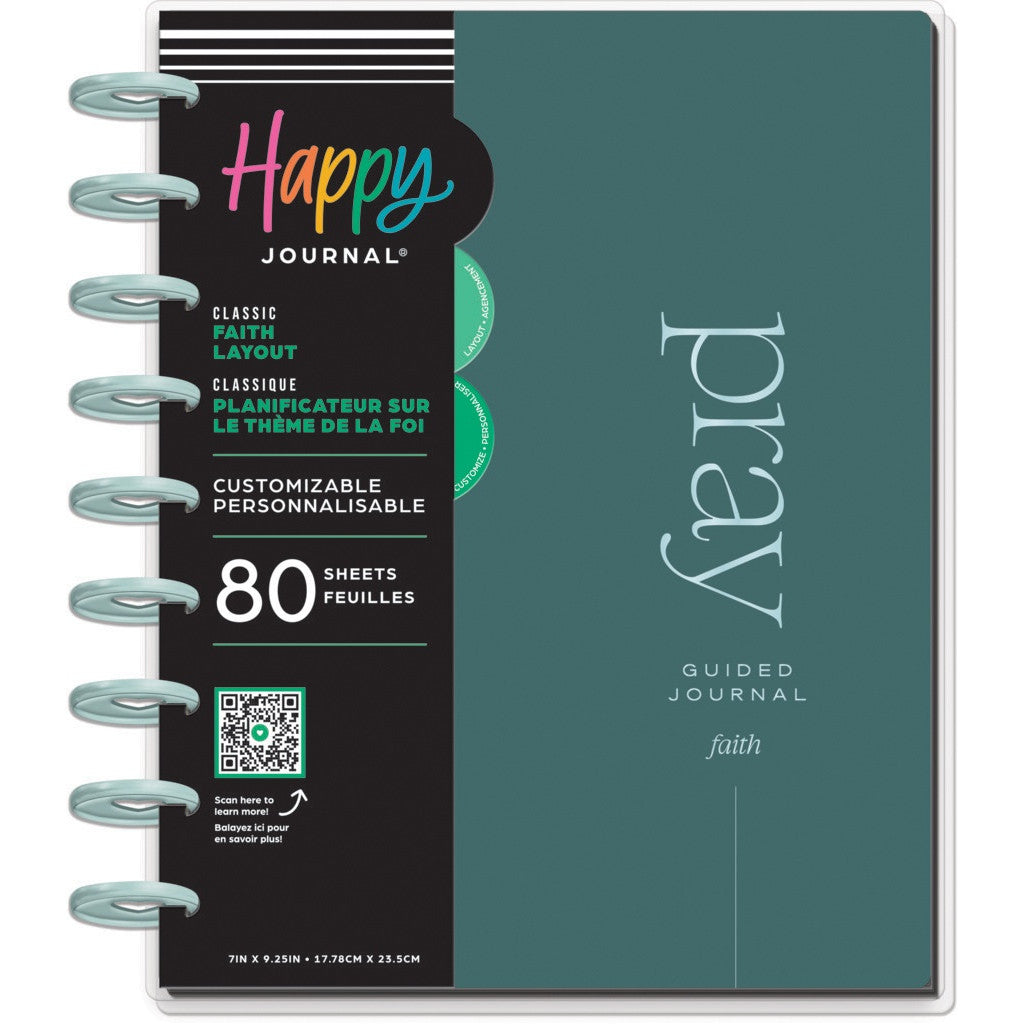 Happy Planner Classic Disc Bound Memory Keeping Journal - Reflect & Grow Faith