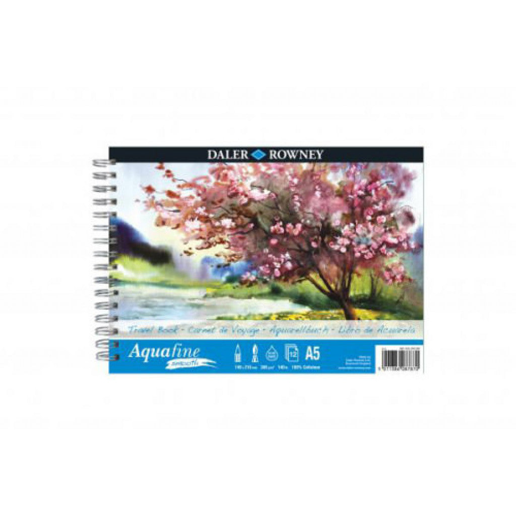 Aquafine Blokk - HP 12 ark, A5 spiral