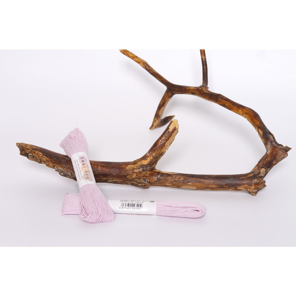 Sashikotråd, ensfarget, 40 m - A1 Pink Sherbert