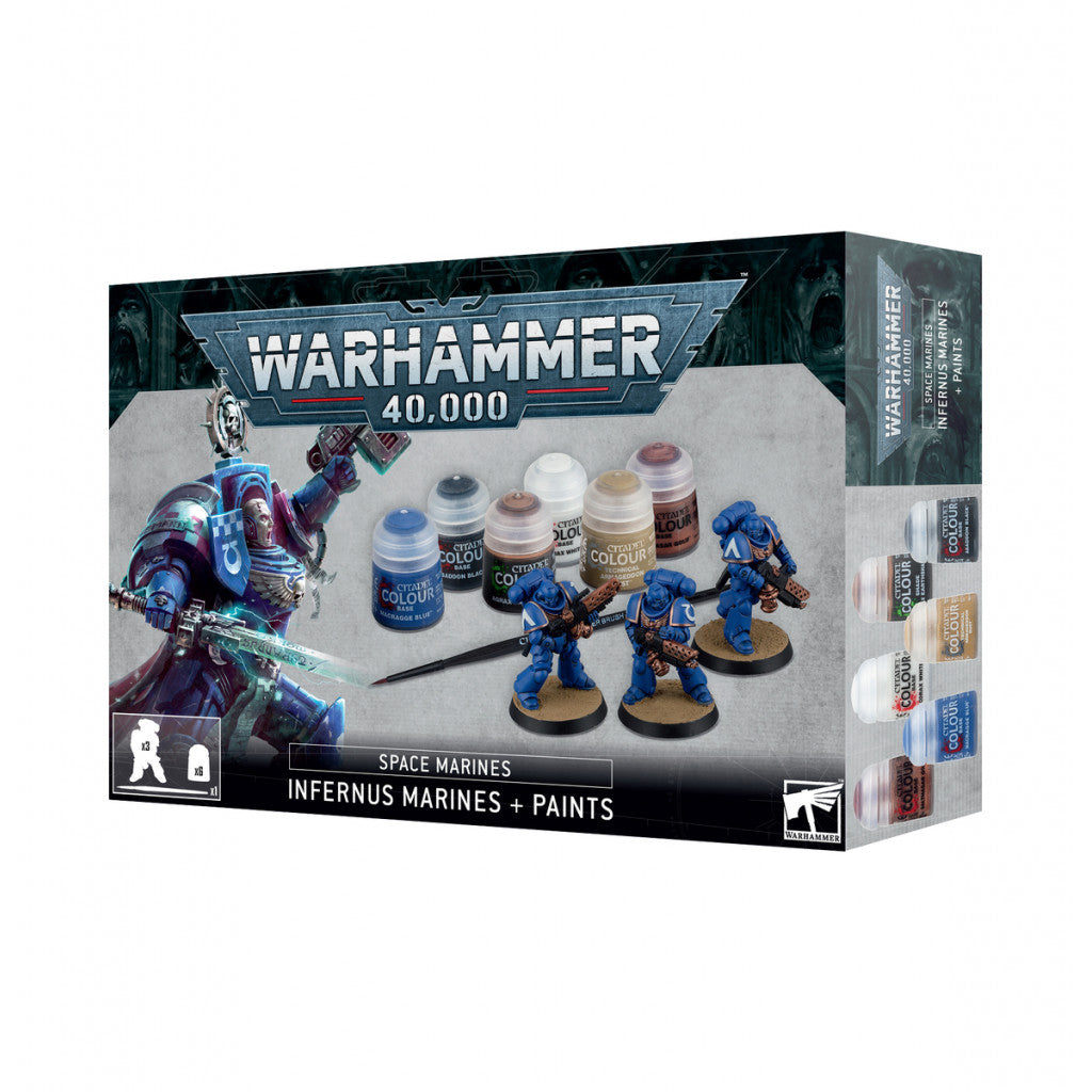 Warhammer 40K, Space Marines - Infernus Marines & Paint Set