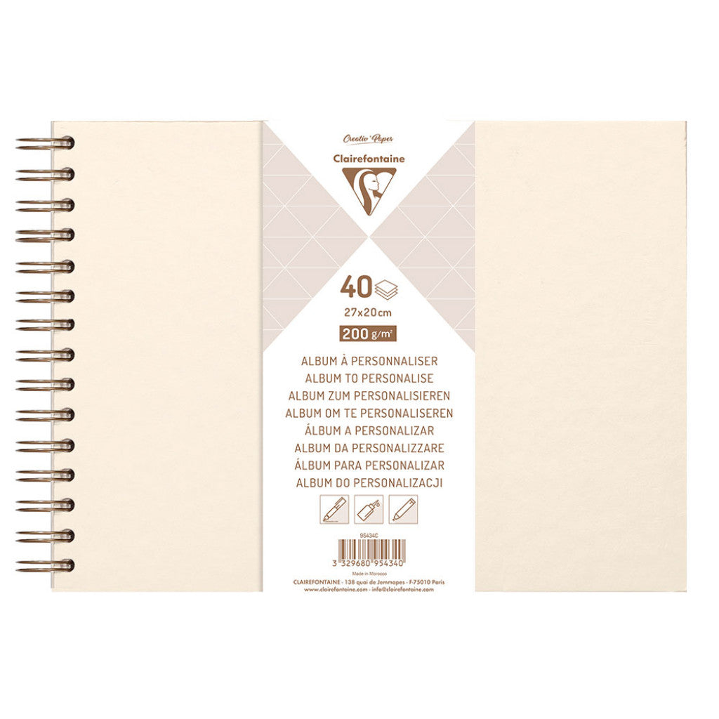 Clairefontaine Album Perlemor 200g 40ark - 27x20cm