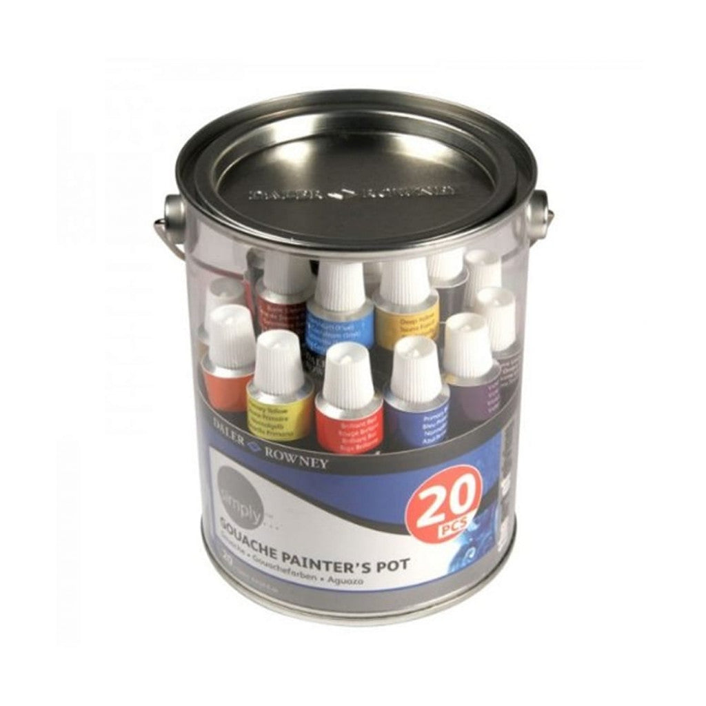 Simply Gouache Paint Pot - 20x12ml