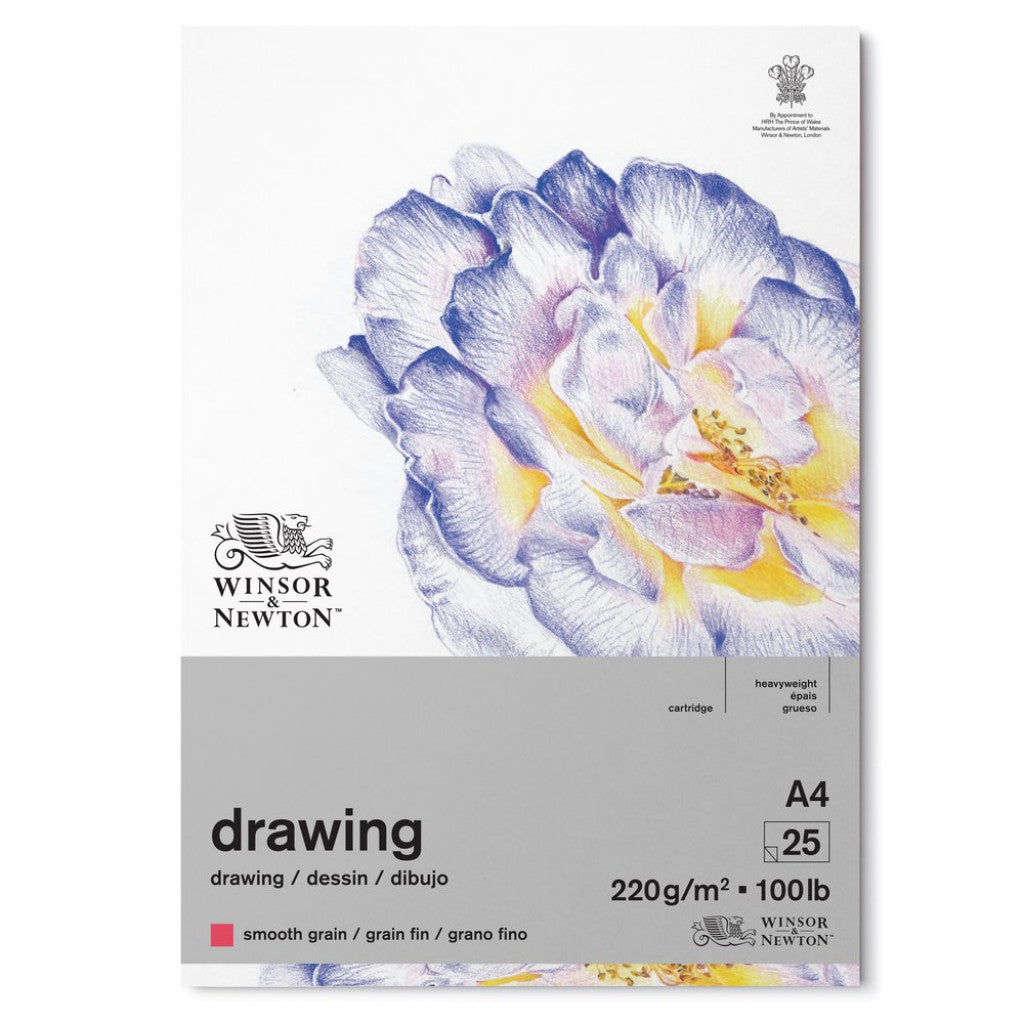 Blokk W&N Drawing, Smooth Grain, 220g - A4