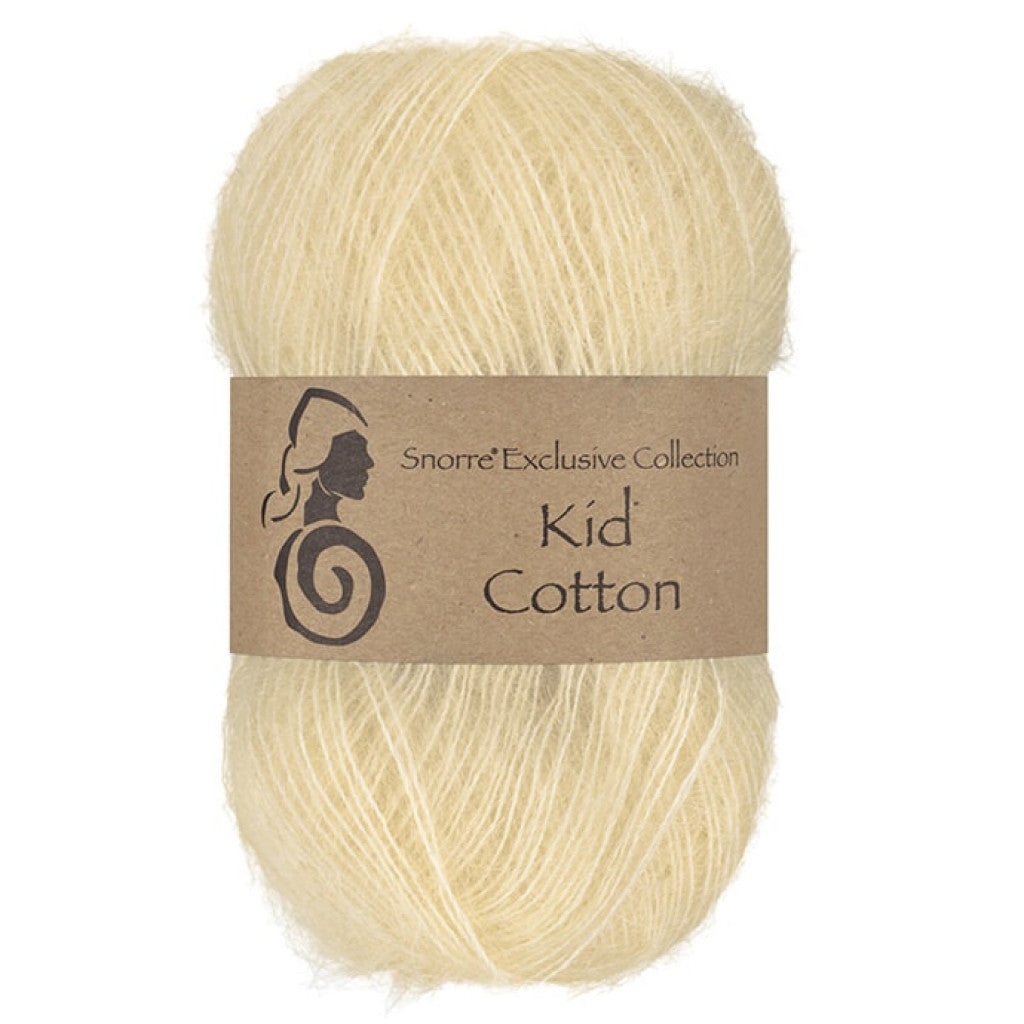 Kid Mohair Cotton - 740 Lys Gul