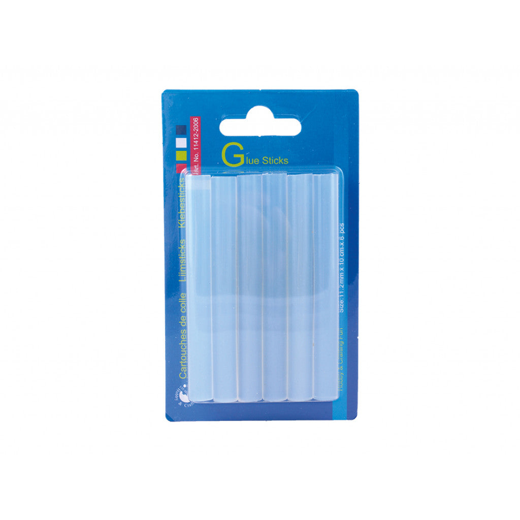 Limrefill til limpistol - 11mm x 10cm - 6stk