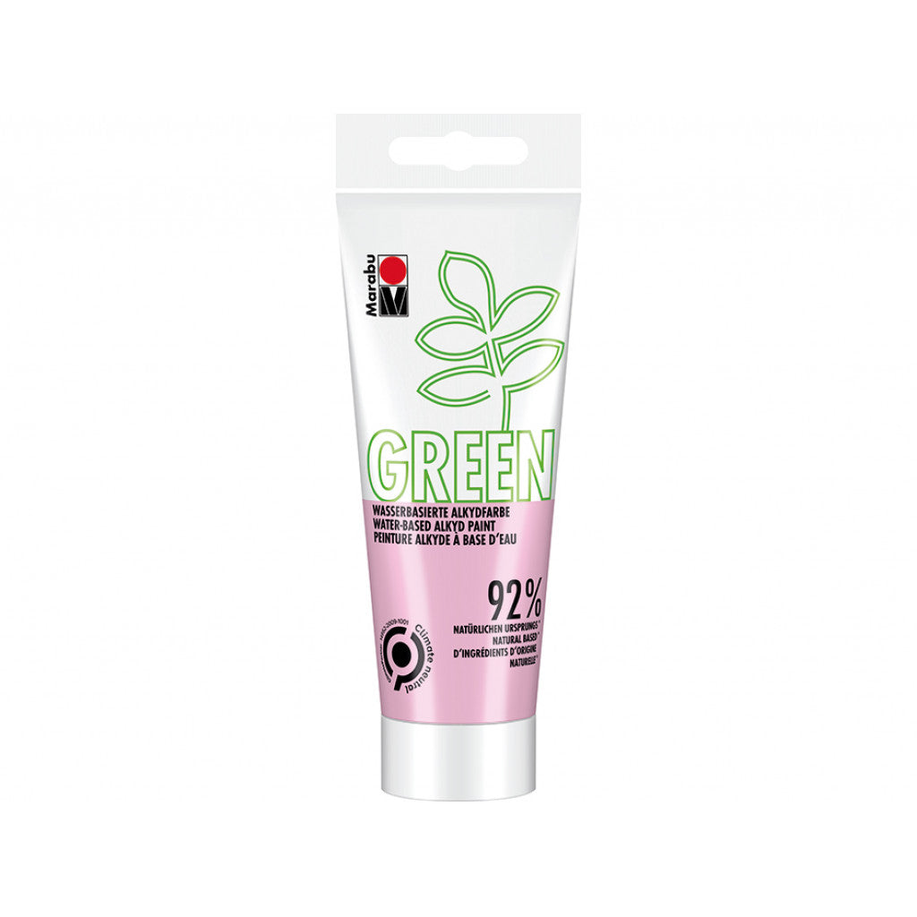 Vegansk Maling, Marabu Green Alkydmaling 100ml - 227 Pastel pink