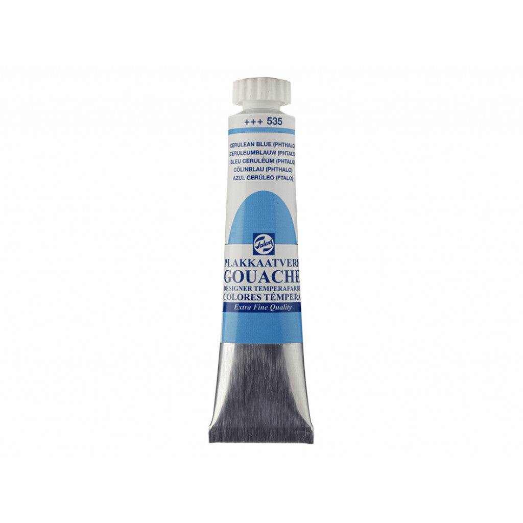 Talens Designer Gouache 20ml - 535 Cerulean blue (phthalo)