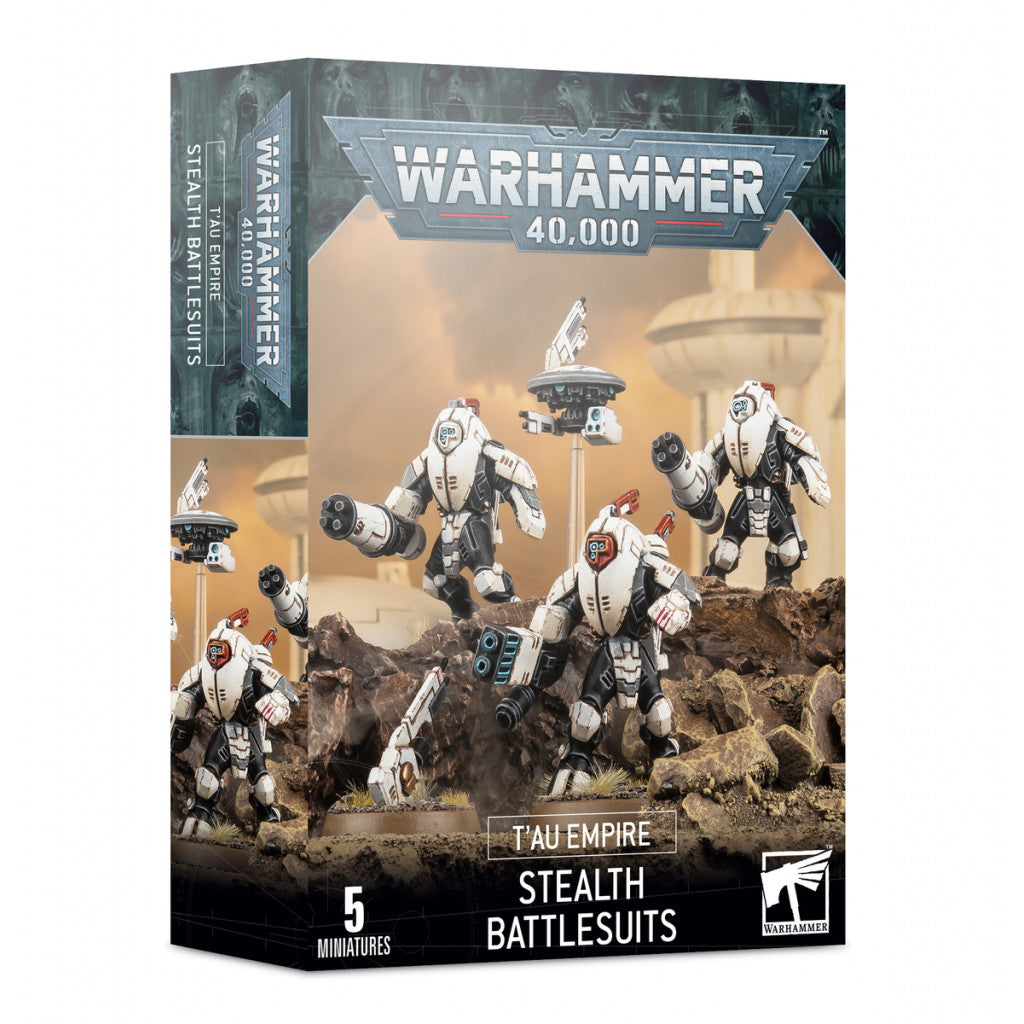 Warhammer 40K, T'au Empire - Stealth Battlesuits