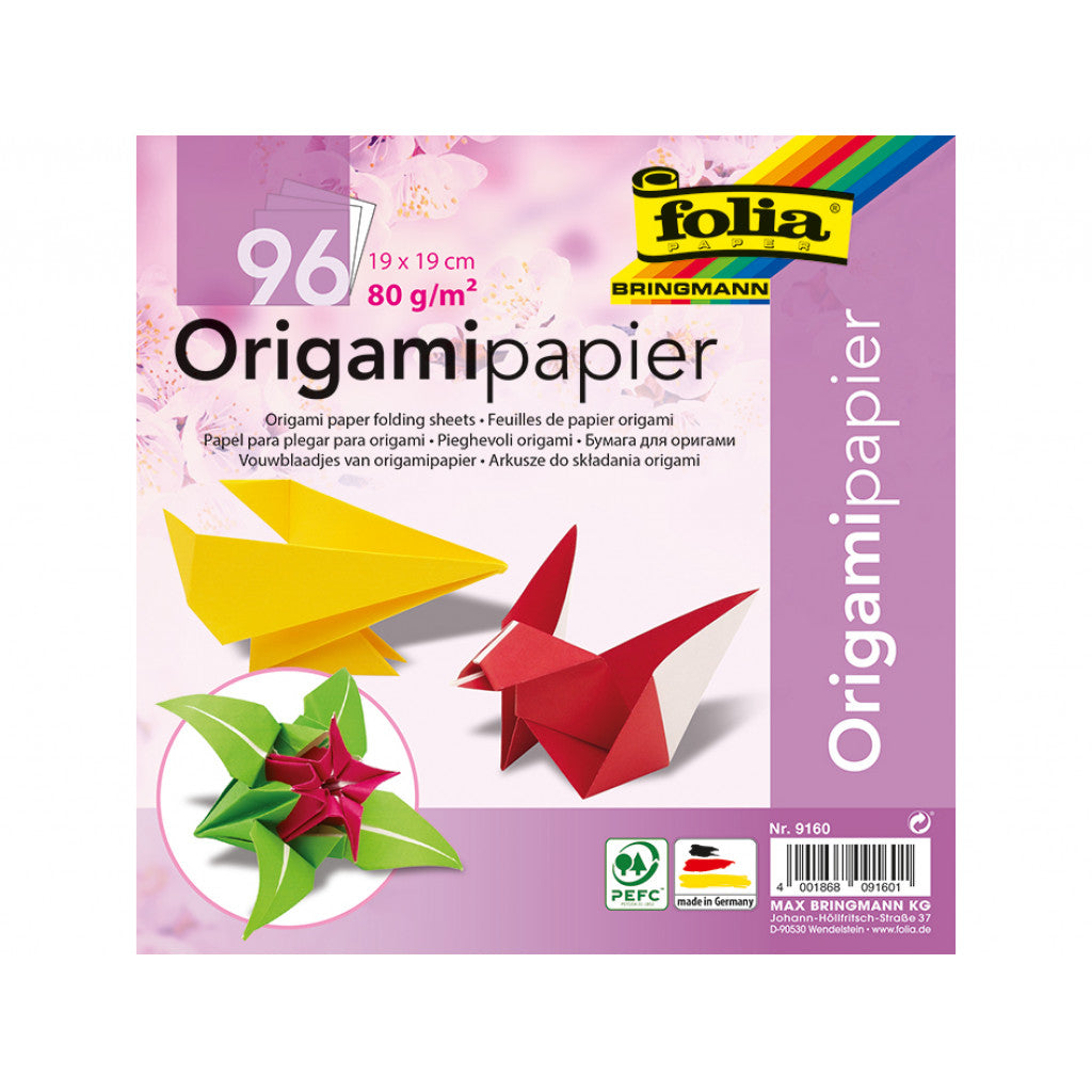 Origamipapir - 19x19cm - 96ark