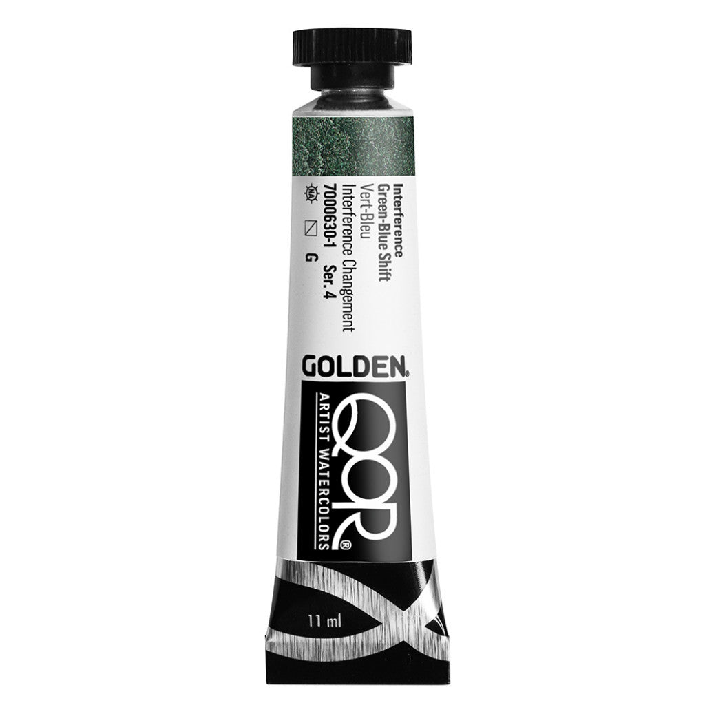 QoR Artist Watercolors tube 11ml - Interf. Green-Blue Shift