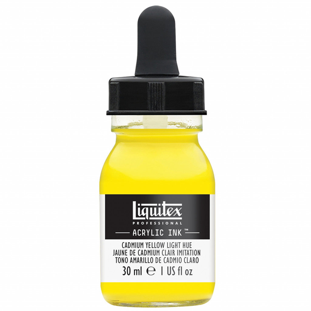 Liquitex Artists Acrylic Ink, 30 ml - 159 Cadmium Yellow Light Hue