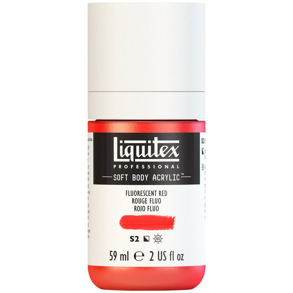 Liquitex Soft Body 59ml - 983 Fluorescent Red S2