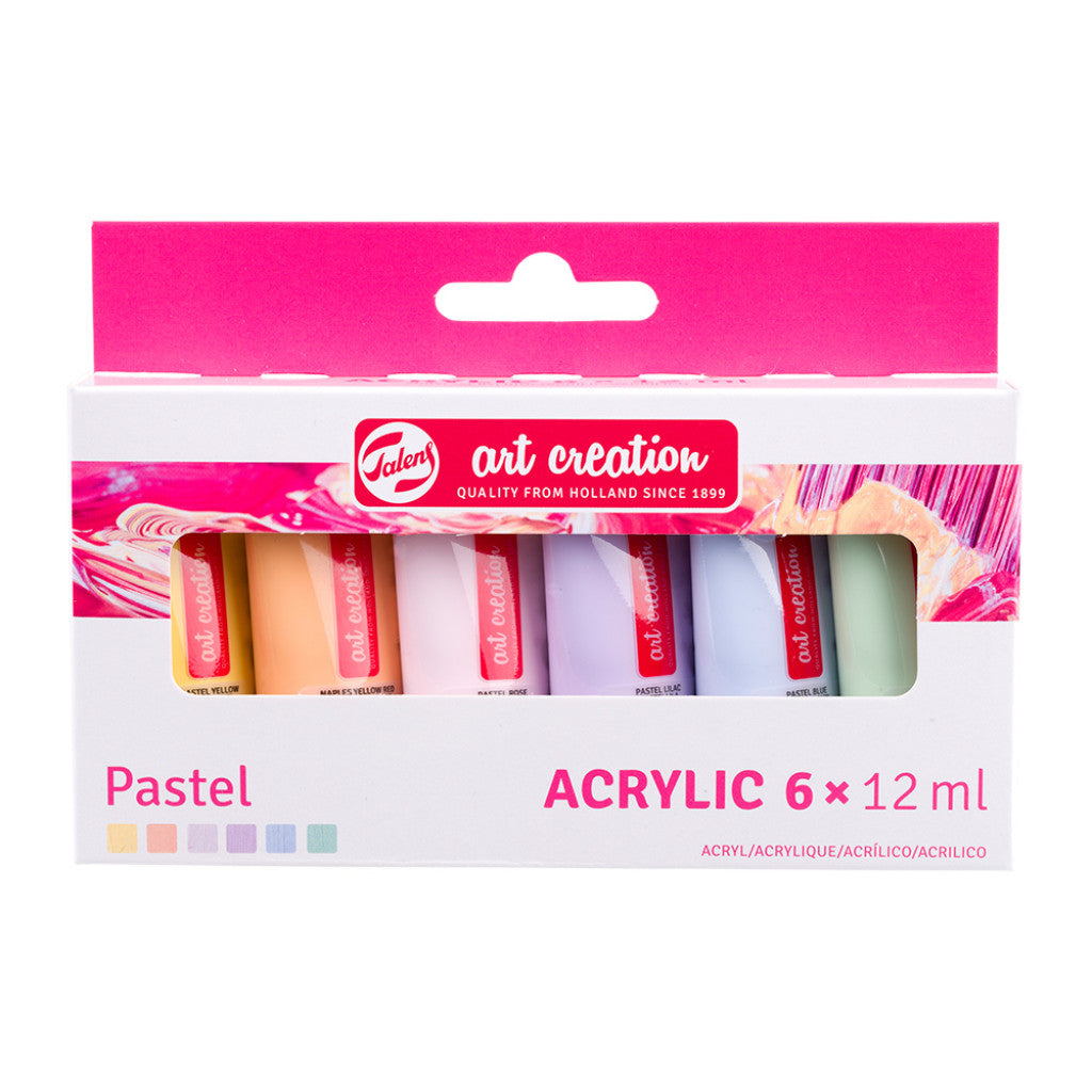 Art Creation Akrylmaling Sett 6x12ml - Pastel