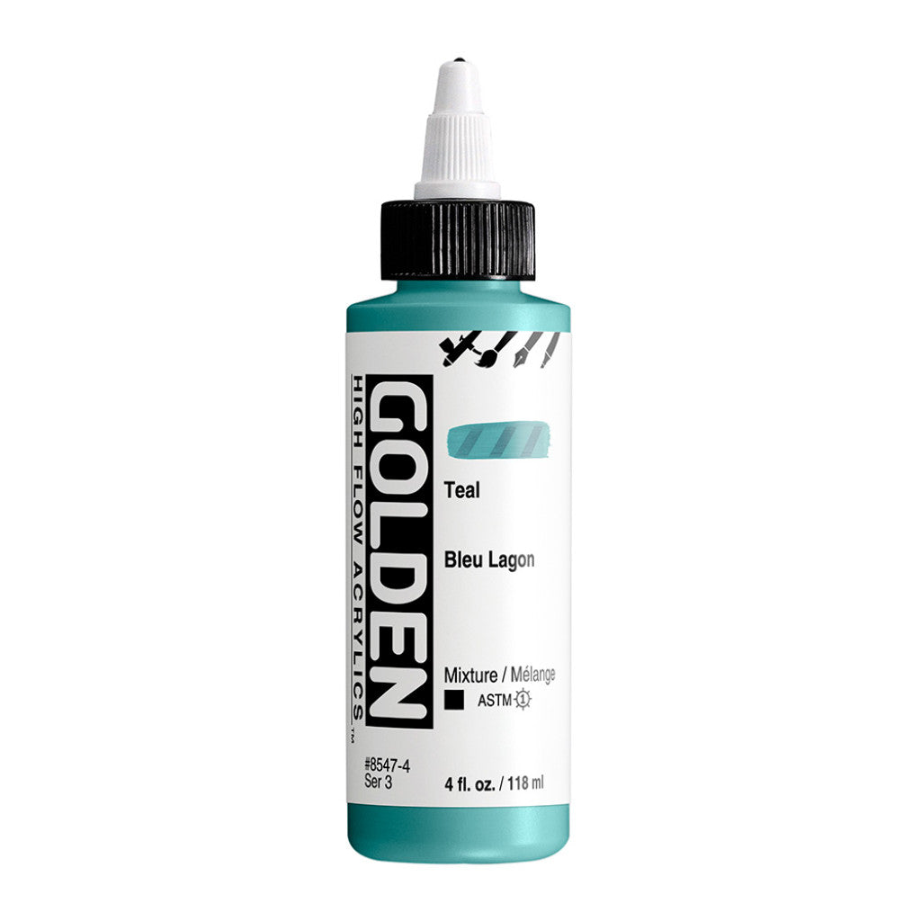 Golden High Flow Acrylics 118ml - Teal