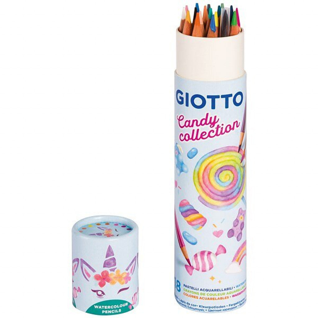 Akvarellblyant Giotto Candy Stilnovo Aquarell - 18stk Tube