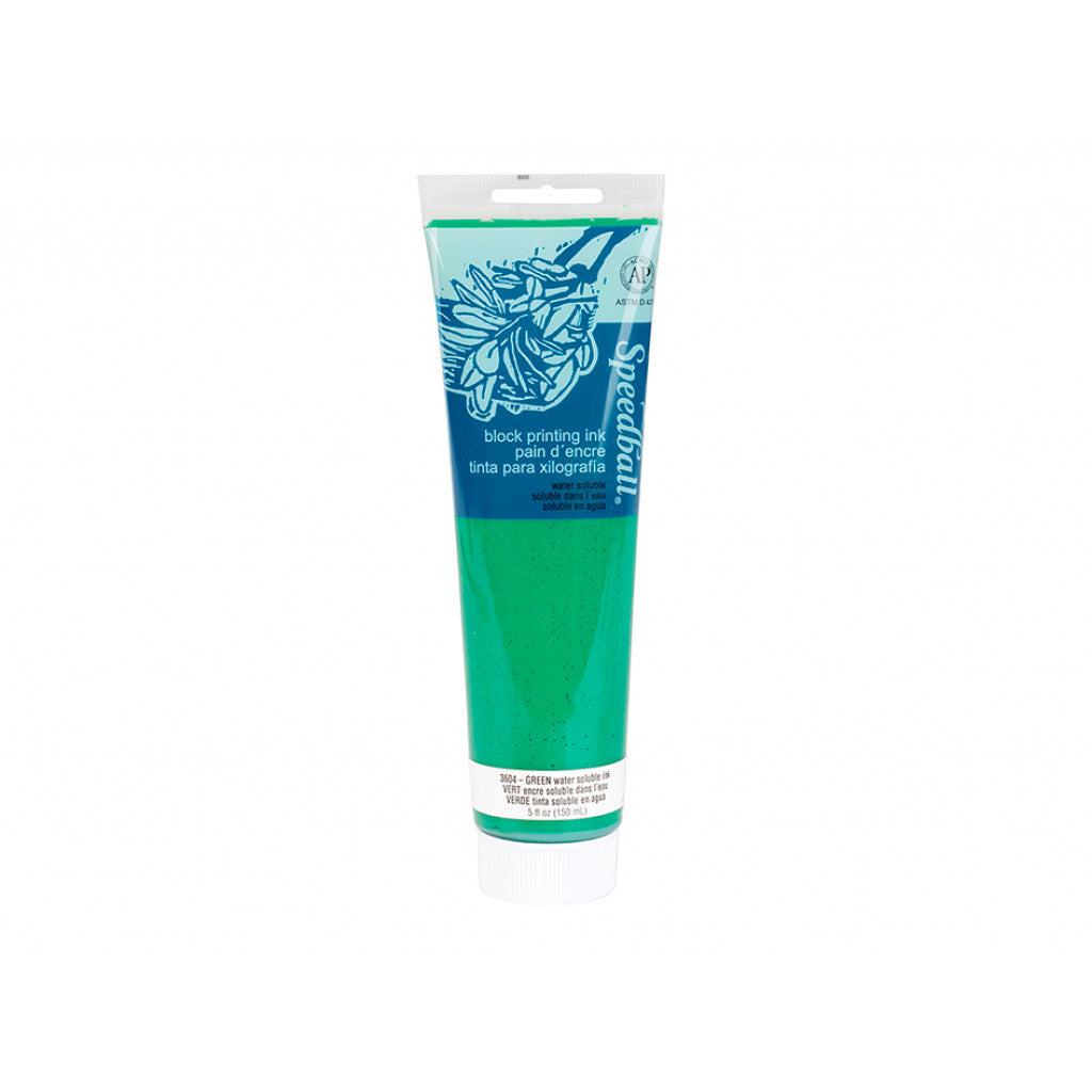 Speedball Watersoluble Block Ink 150ml - 3604 Green