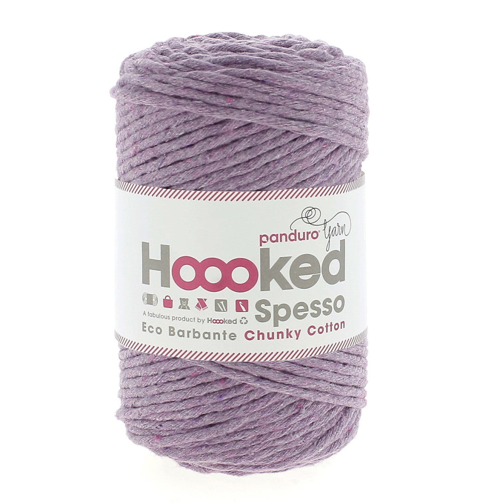 Hoooked Chunky Cotton Garn, 500g - Lilla