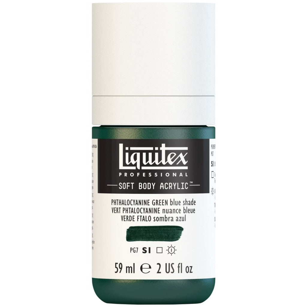 Liquitex Soft Body 59ml - 317 Phthalo Green (Blue Shade) S1