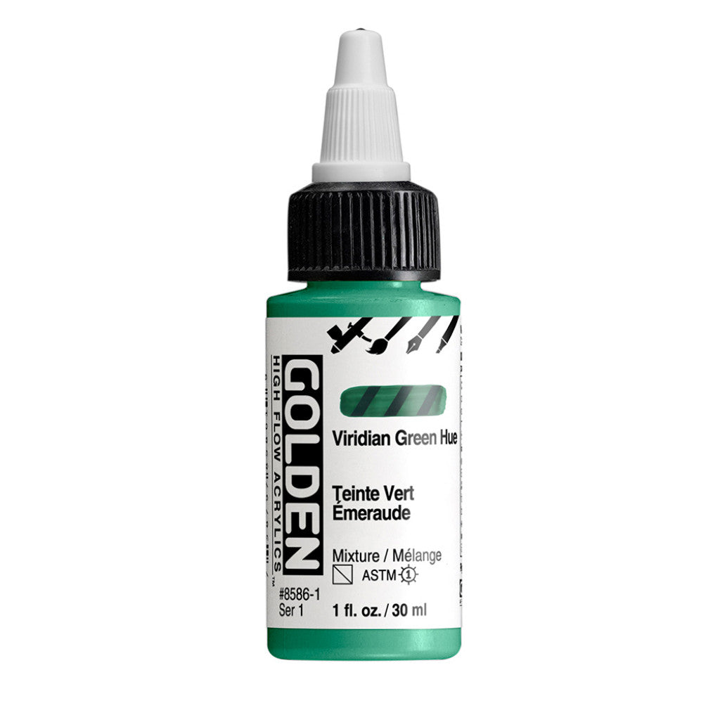 Golden High Flow Acrylics 30ml - Viridian Green Hue