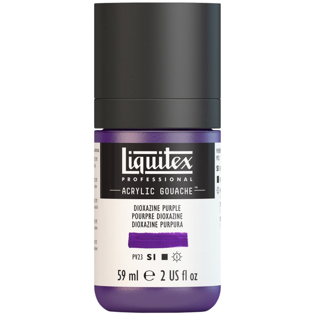 Liquitex Acrylic Gouache (matt) 59ml - 186 Dioxazine Purple S1