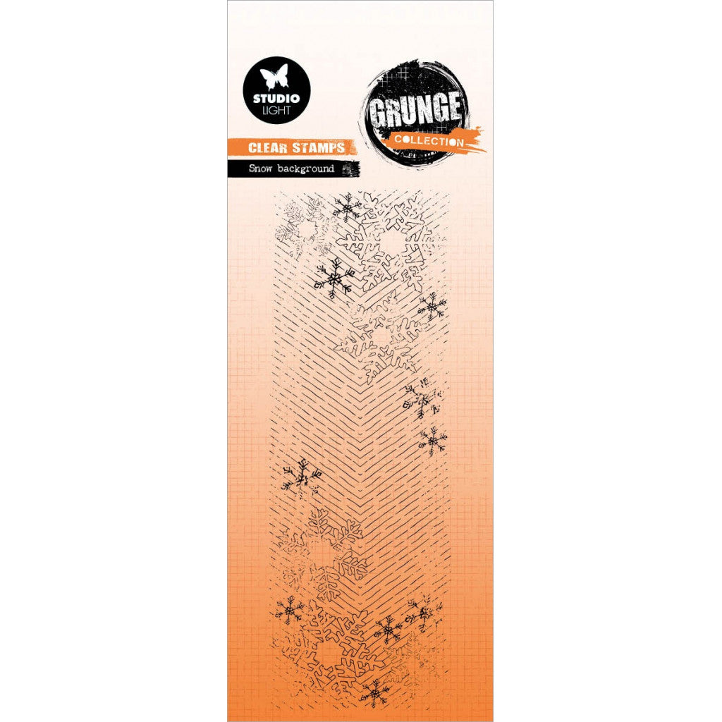 Studio Light Grunge Clear Stamp - Nr. 675, Snow Background