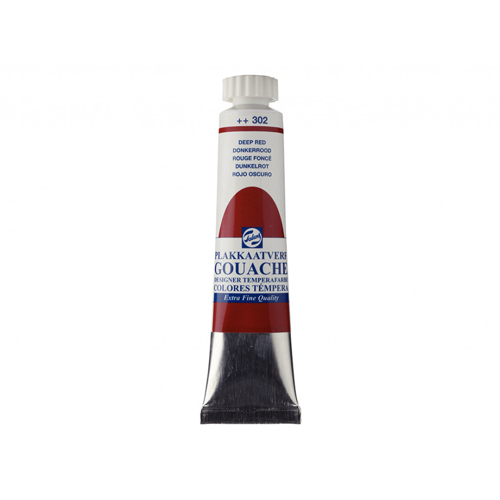 Talens Designer Gouache 20ml - 302 Deep red