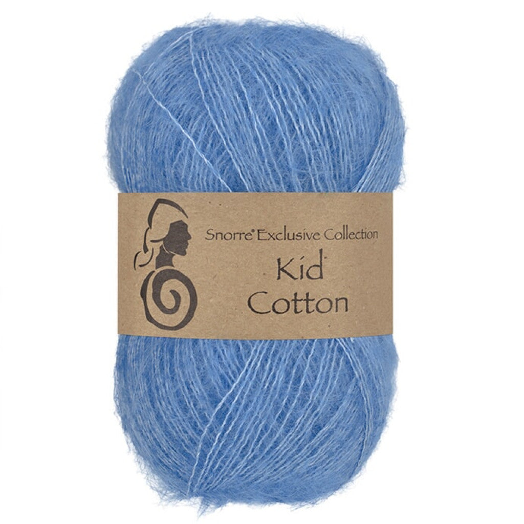 Kid Mohair Cotton - 724 Mellomblå