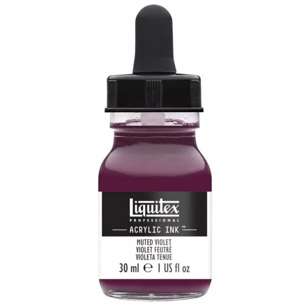 Liquitex Artists Acrylic Ink, 30 ml - Muted violet 502