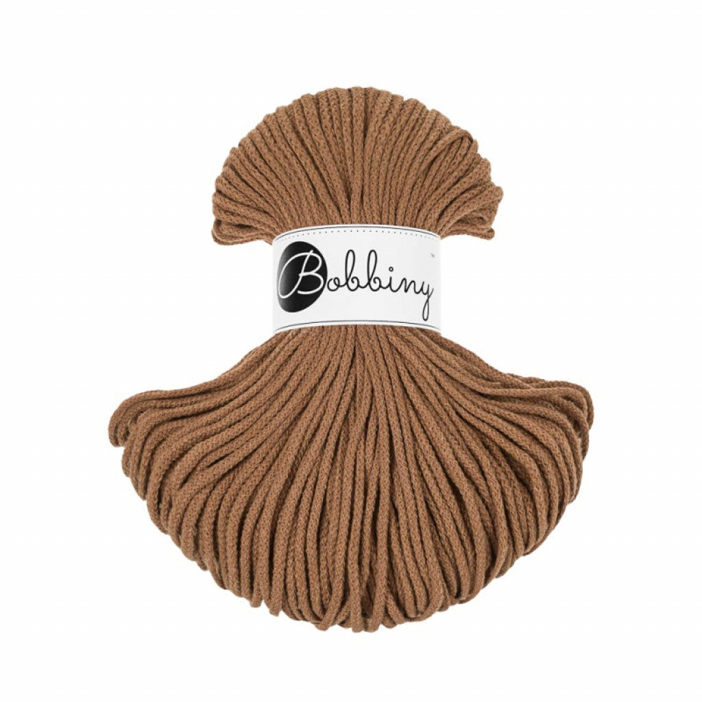 Bobbiny Braided Cord 3mm 100m - Caramel