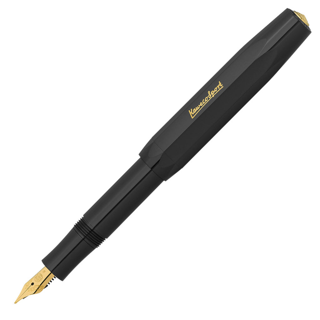 Kaweco Classic Sport Fyllepenn - F 0.7mm - Black