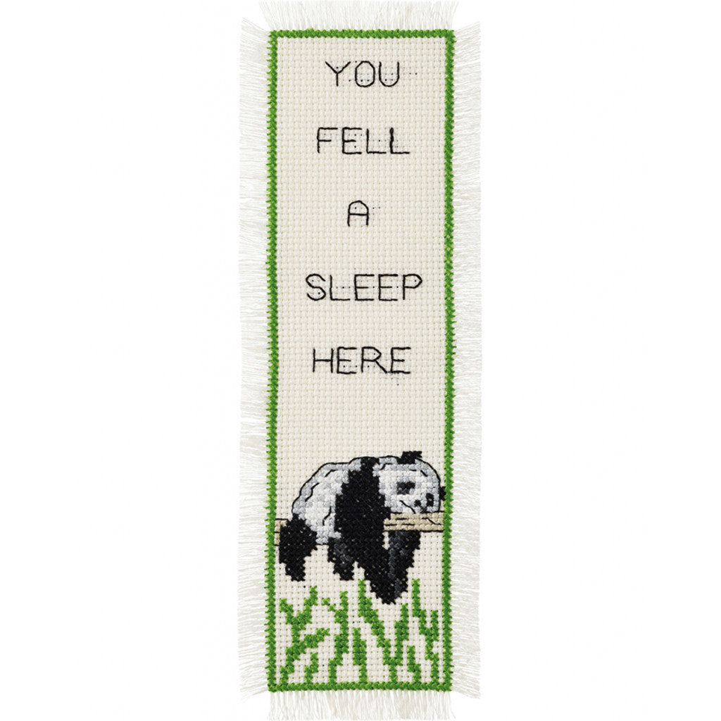 Permin Korsstingsbroderi - You fell a sleep here 7x22 cm