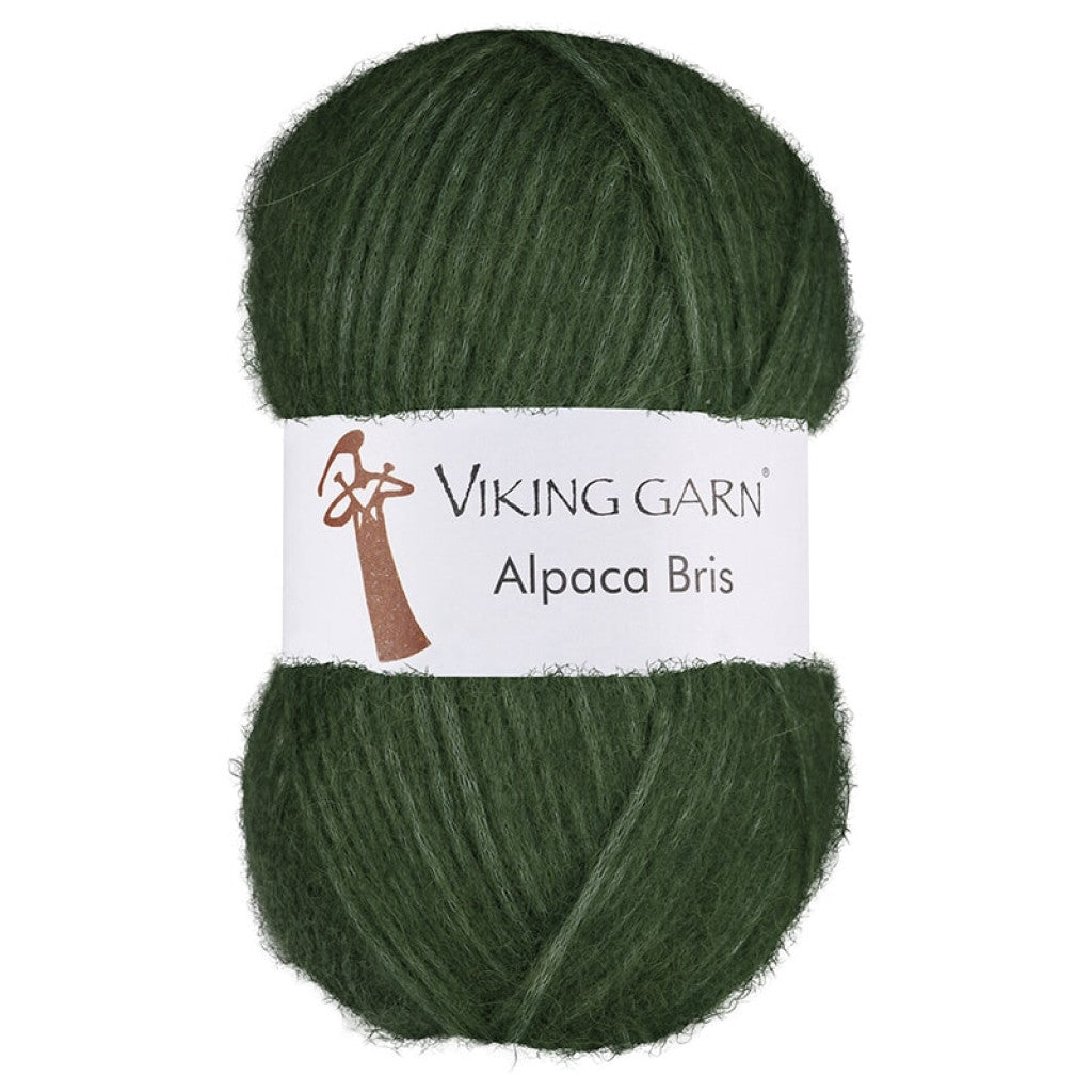 Alpaca Bris - 384 Mørk grønn