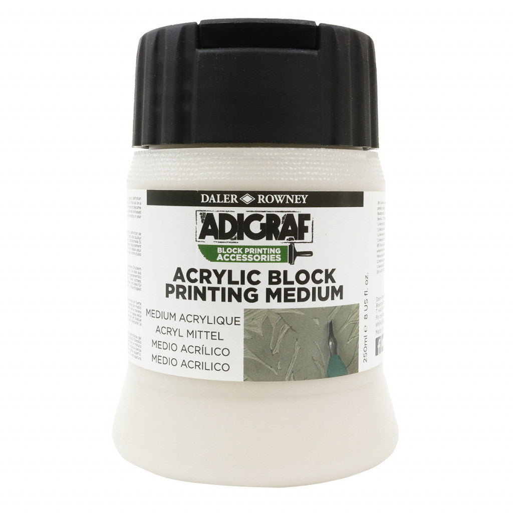 Adigraf Acrylic Block Printing Medium - 225 ml