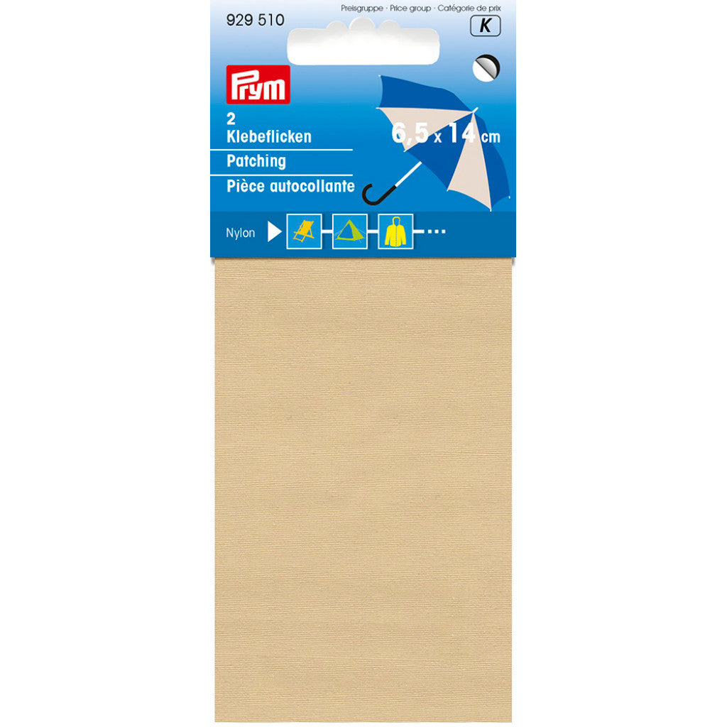 Prym Reparasjonsstoff Nylon selvklebende 6,5x14cm - Beige