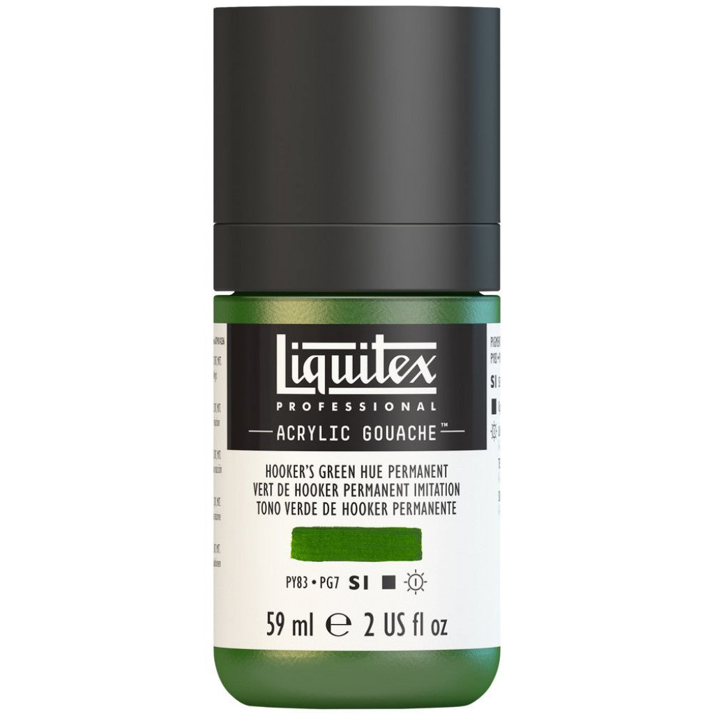 Liquitex Acrylic Gouache (matt) 59ml - 224 Hooker's Green Hue Perm S1