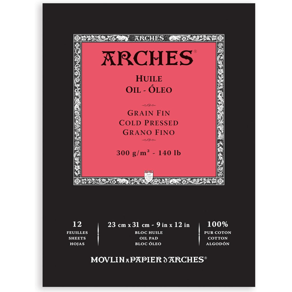 Arches Huile Oljepapir Grain Fin (Cold Pressed), 23x31cm