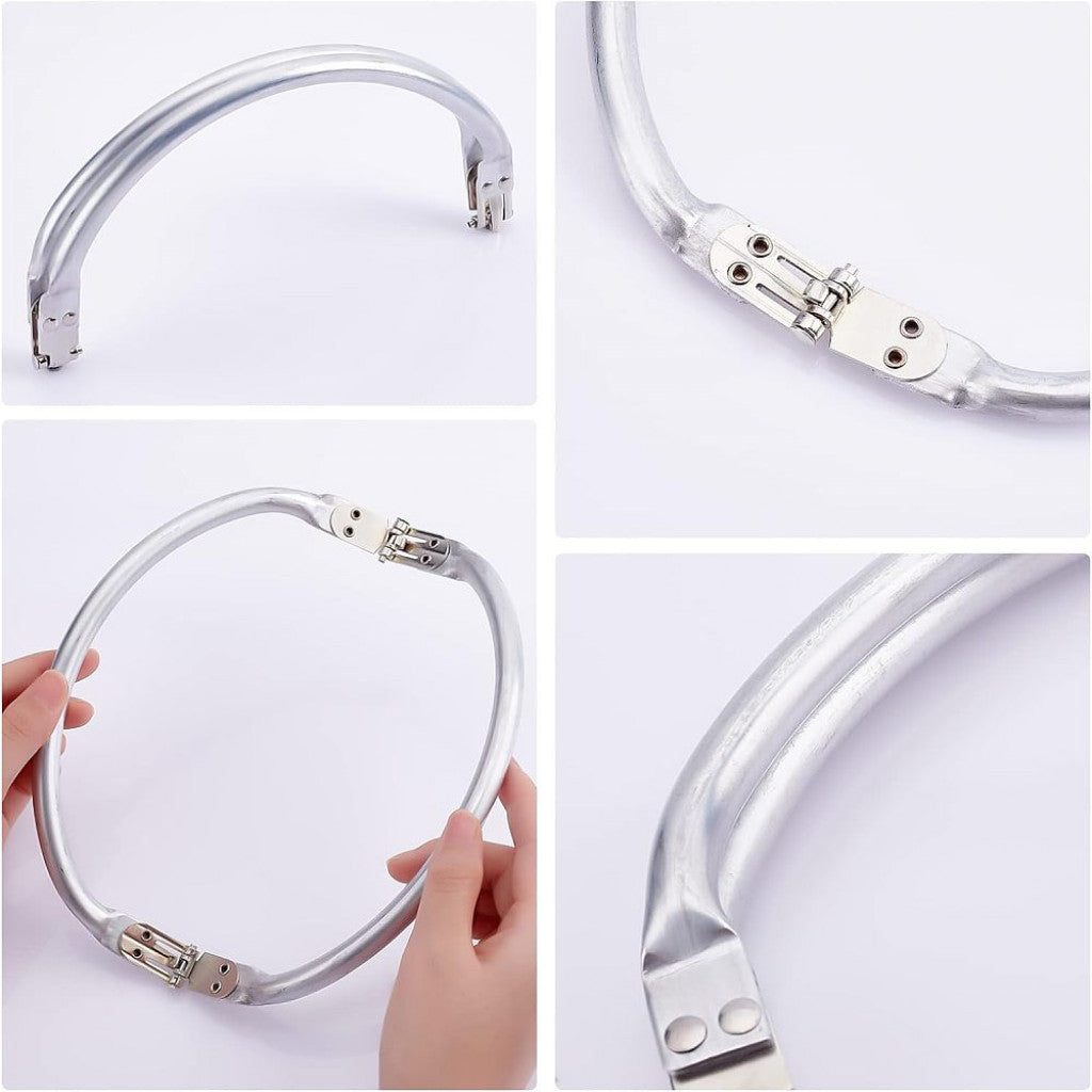 Veskebøyle, Clutch til veske - 19cm i diameter åpen