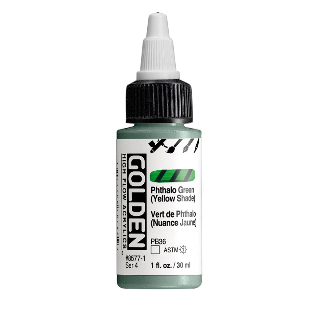 Golden High Flow Acrylics 30ml - Phthalo Green Yellow Sh.