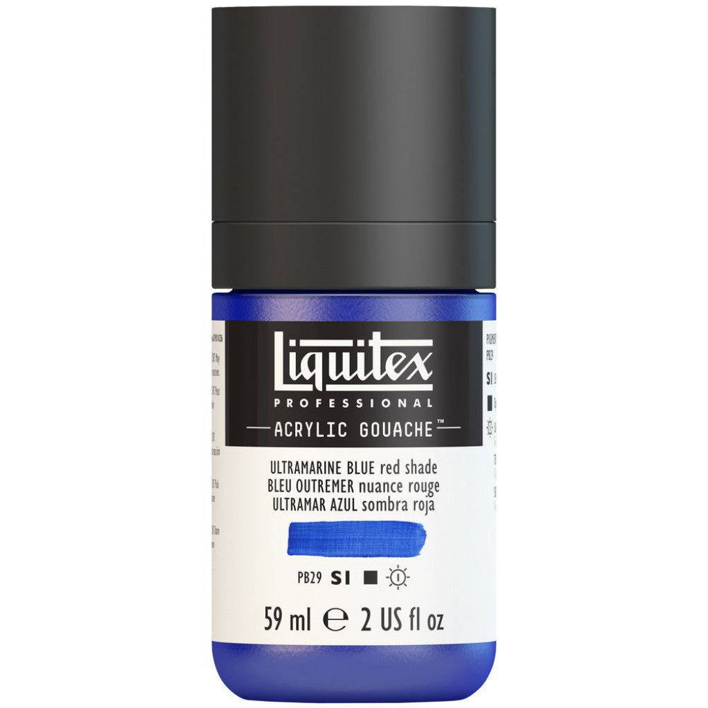 Liquitex Acrylic Gouache (matt) 59ml - 382 Ultramarine Blue (Red Shade) S1