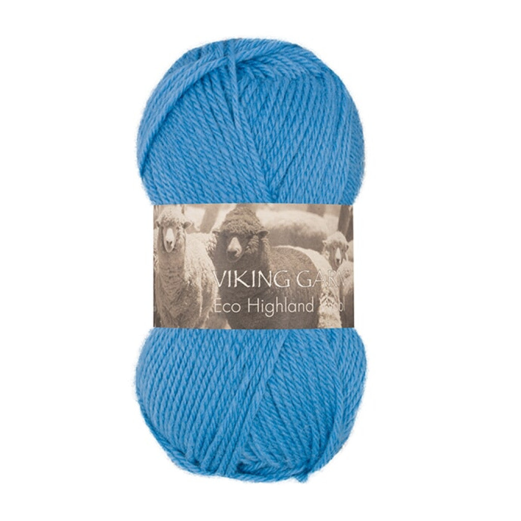 Eco Highland Wool - 223 Mellom blå