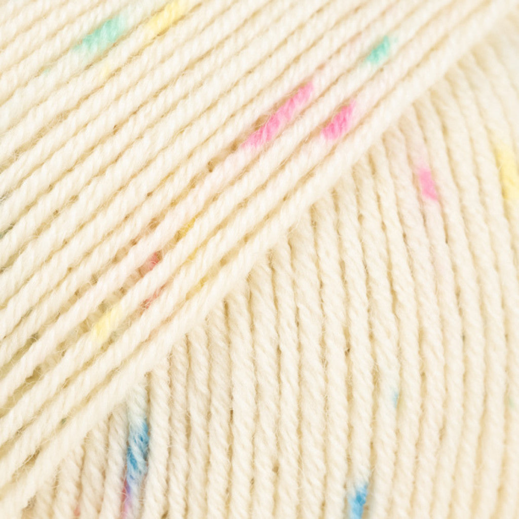 BABY MERINO PRINT 106 Konfettikrem